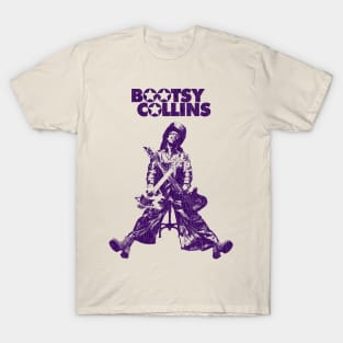 Retro Bootsy Collin 2 Guitar T-Shirt